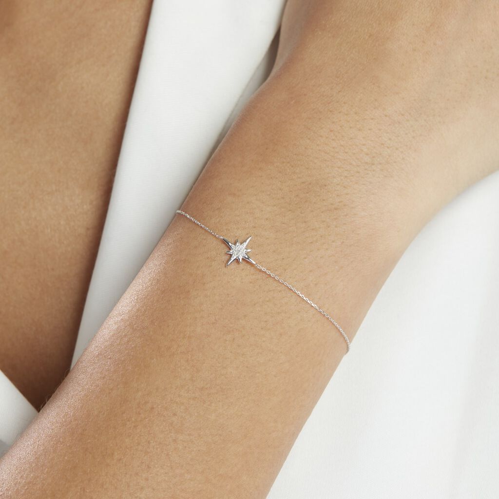 Bracciale Sophia Oro Bianco Diamante