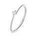 Anello Solitario Grace Oro Bianco Diamante - Anelli con Pietre Donna | Stroili