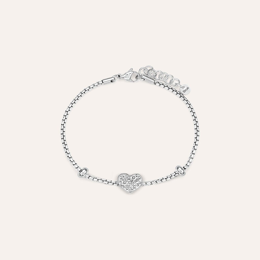 Charm Essential Code Acciaio Cristallo - Gioielli Donna | Stroili
