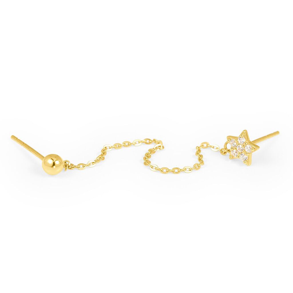 Ear Cuff Bon Ton Oro Giallo Cubic Zirconia - Ear Cuff Donna | Stroili