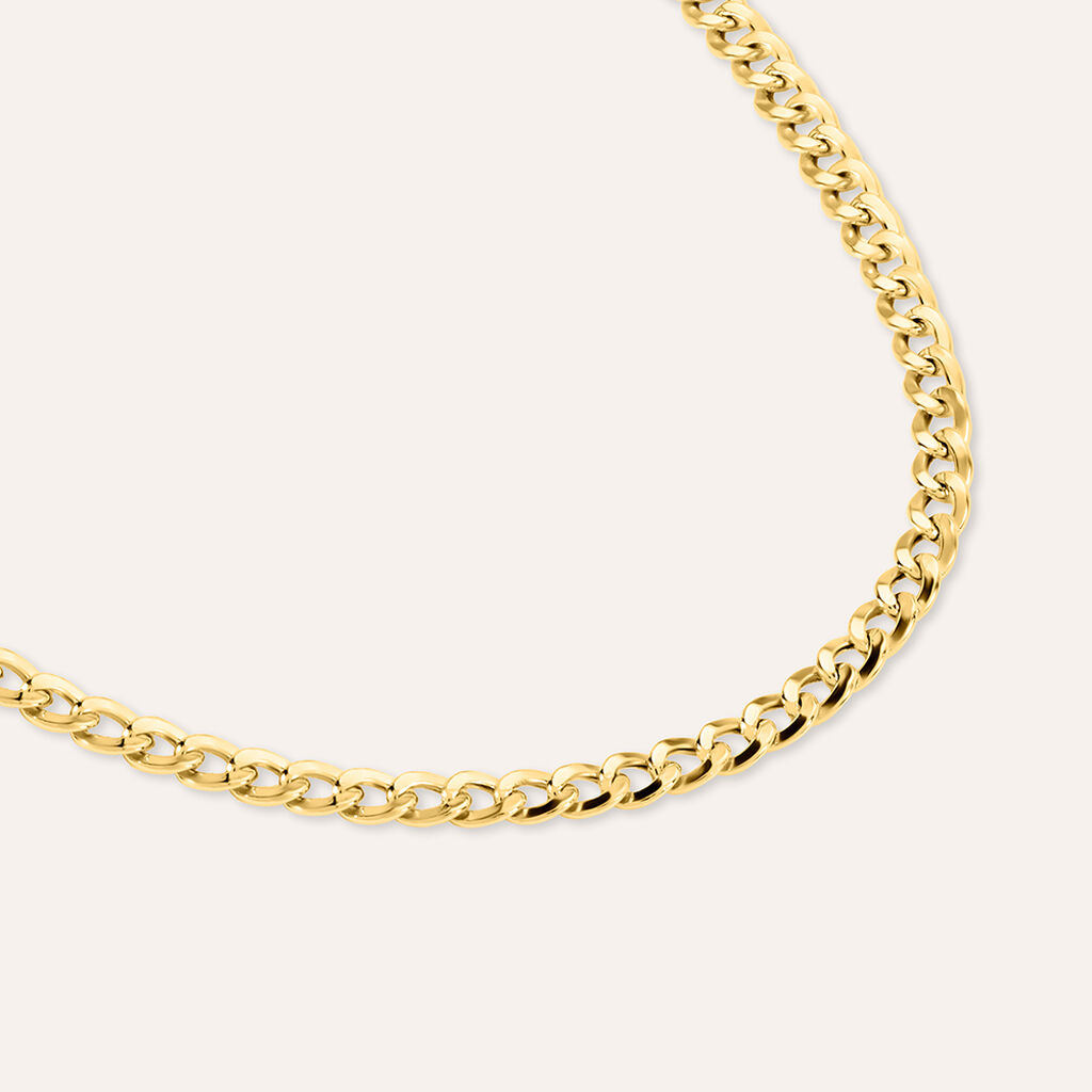 Bracciale Catena Oro Uomo Oro Giallo