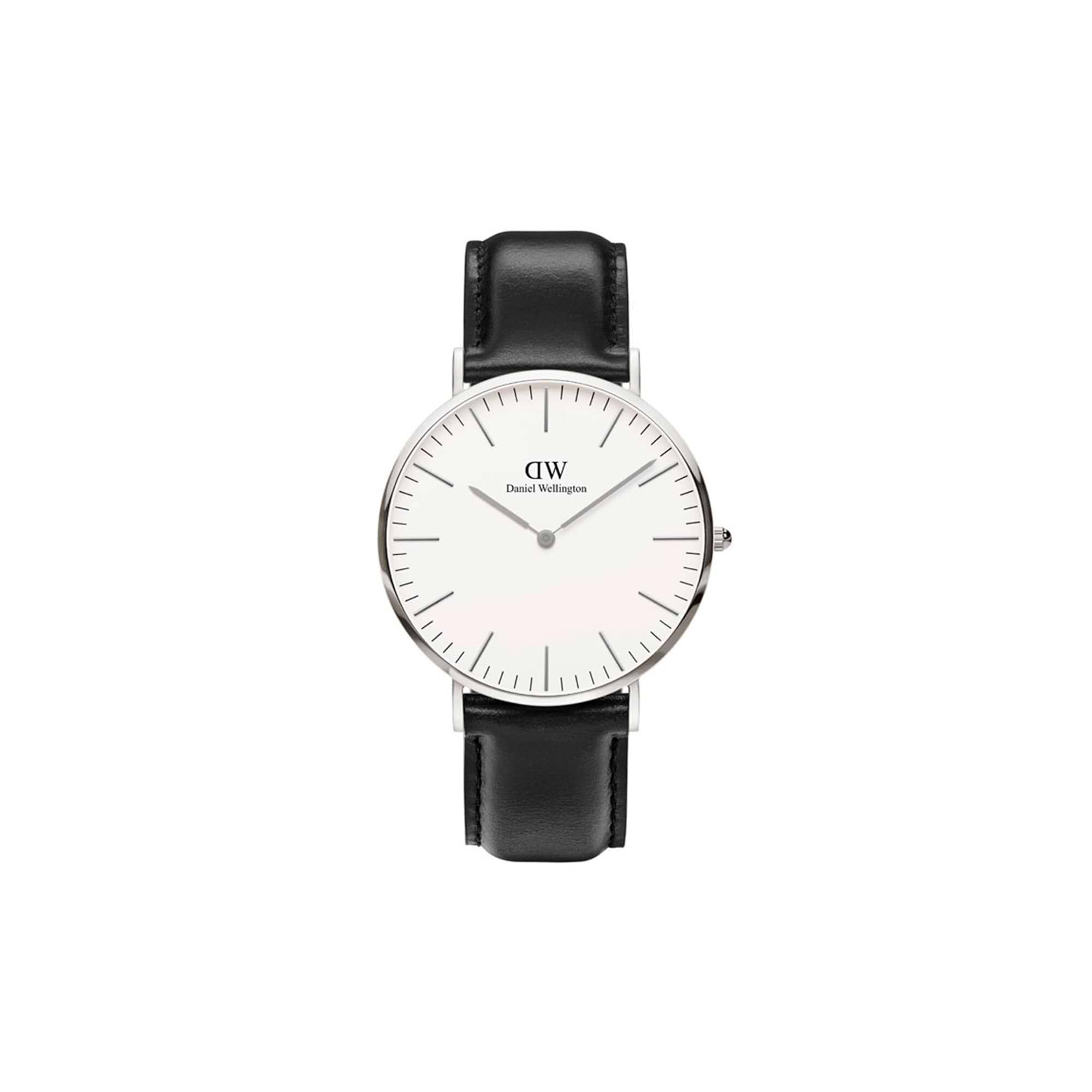 Daniel wellington cinturino pelle nero cheap