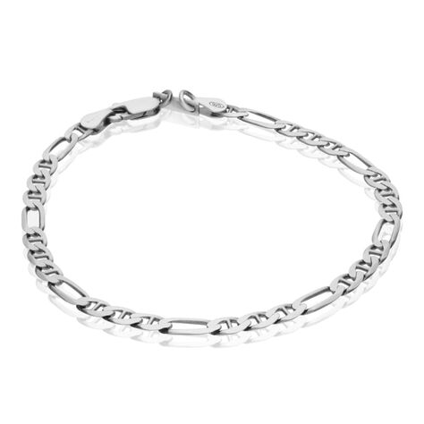 Bracciale Catena Gentleman Argento Rodiato - Bracciali Uomo | Stroili