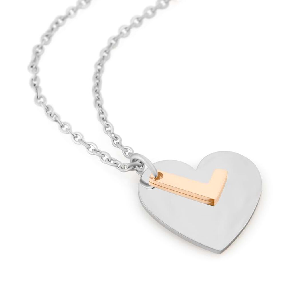 Collana Lady Chic Acciaio Bicolore Bianco / Rosa - Collane Donna | Stroili