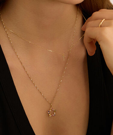 Collana Claire Oro Giallo Cubic Zirconia