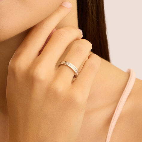 Anello Fedina Silver Collection Argento Rodiato Cubic Zirconia - Anelli con Pietre Unisex | Stroili