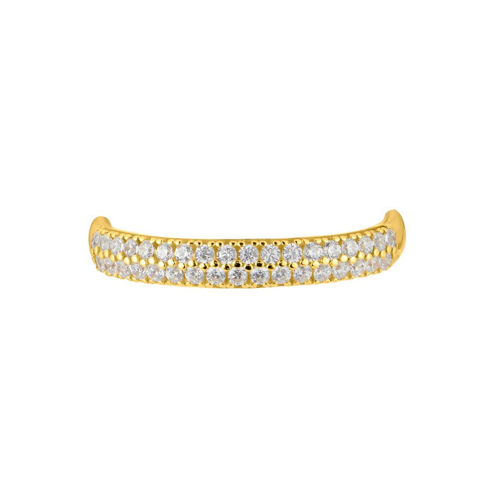 Anello Fascia Claire Oro Giallo Cubic Zirconia - Anelli con Pietre Donna | Stroili