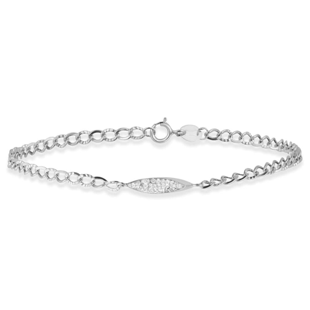 Bracciale Crystal Gold Oro Bianco Cristallo - Bracciali Donna | Stroili