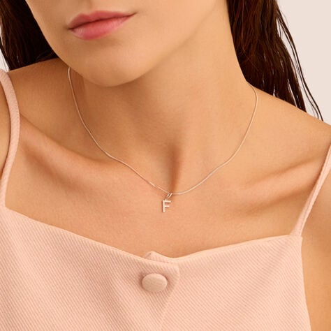 Pendente Sophia Oro Bianco Diamante - Ciondoli Donna | Stroili