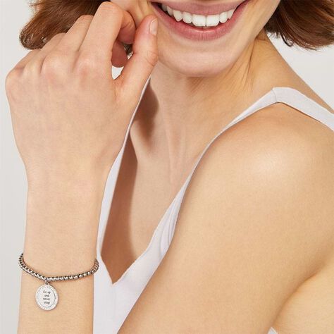 Bracciale Lady Message Acciaio Cristallo - Bracciali Donna | Stroili