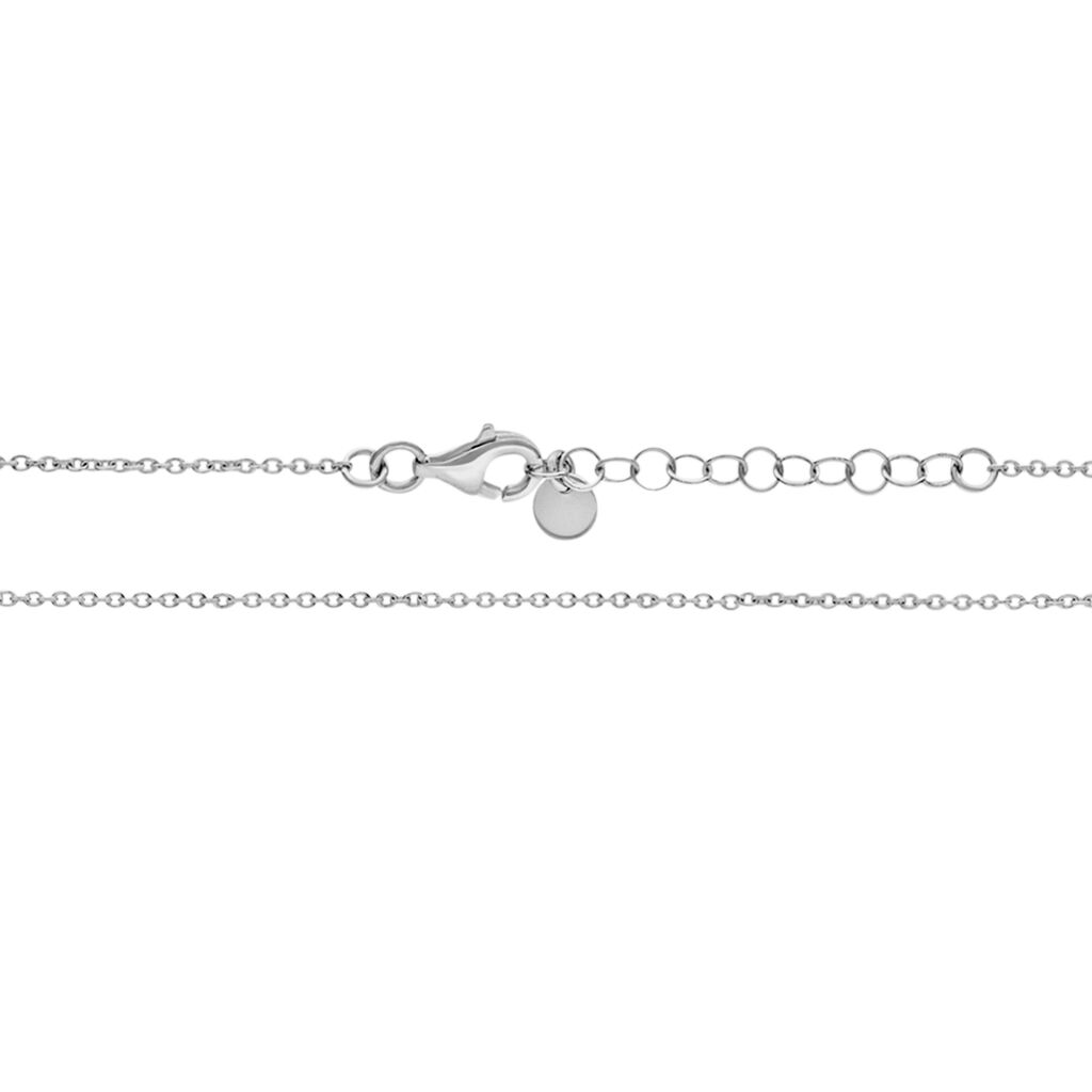 Collana Man Code Acciaio Bicolore Bianco / Nero Cubic Zirconia - Collane Uomo | Stroili