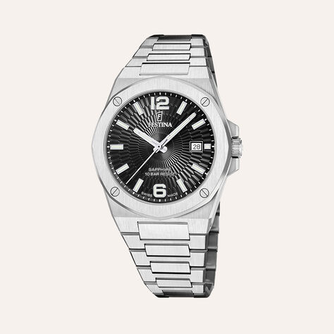 Orologio Al Quarzo Festina Swiss Made Vall&eacute;e F22000/4 - Orologi con Datario Uomo | Stroili