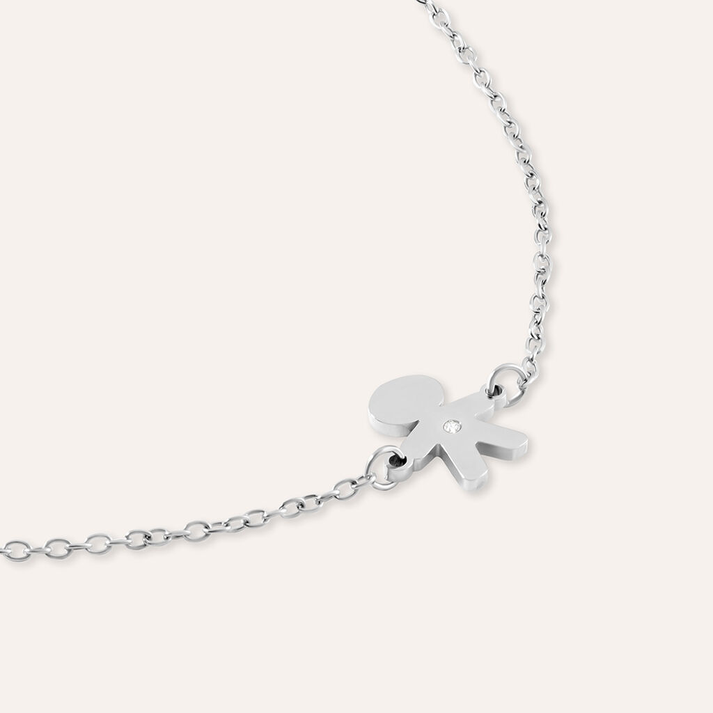 Bracciale Sunrise Acciaio Cristallo