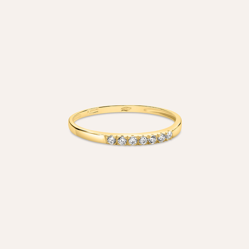 Anello Riviere Claire Oro Giallo Cubic Zirconia - Anelli Riviere Donna | Stroili
