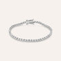 Bracciale Tennis Silver Elegance Argento Rodiato Cubic Zirconia