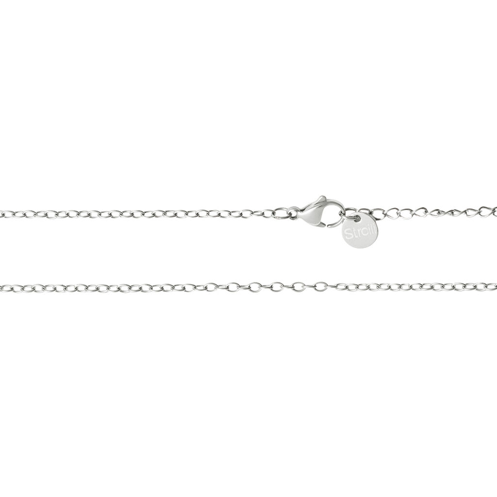 Collana Man Code Acciaio Bicolore Bianco / Nero - Collane Uomo | Stroili