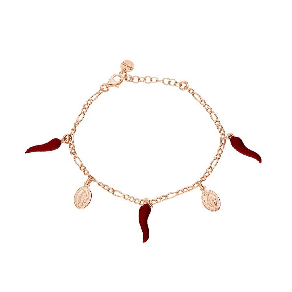 Bracciale Rosario Silver Soul Argento Rosa - Bracciali con Rosario Donna | Stroili