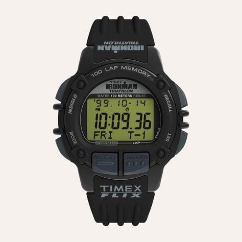 Orologio Al Quarzo Timex Ironman Flix 100 Tw5m63000 - Orologi con Datario Uomo | Stroili