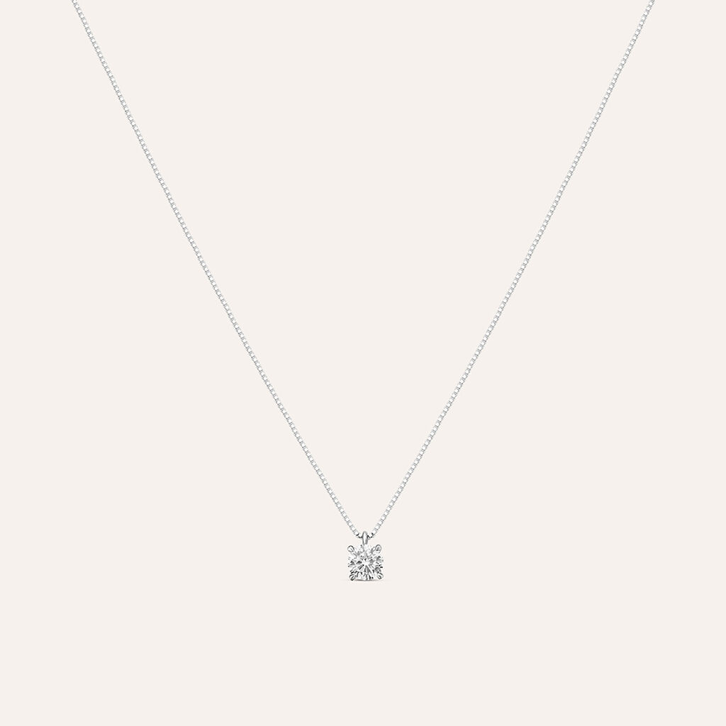 Collana Punto Luce Claire Oro Bianco Cubic Zirconia - Gioielli Donna | Stroili