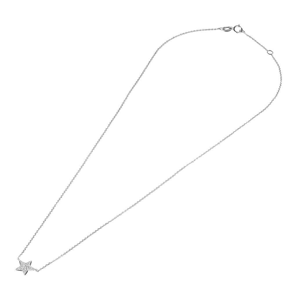 Collana Sophia Oro Bianco Diamante - Collane Donna | Stroili