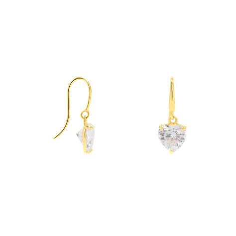 Orecchini Lobo Punto Luce Claire Oro Giallo Cubic Zirconia - Orecchini a Lobo Donna | Stroili