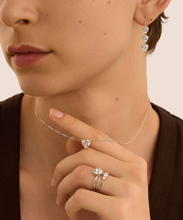 Anello Solitario Claire Oro Bianco Cubic Zirconia