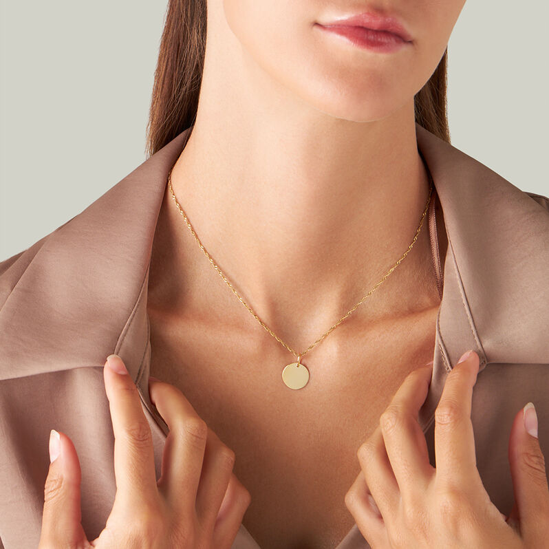 Pendente Poème Oro Giallo - Ciondoli con Incisione Donna | Stroili