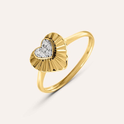 Anello Fantasia Claire Oro Giallo Cubic Zirconia - Anelli con Pietre Donna | Stroili