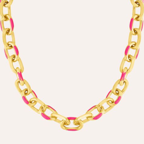 Catena Lady Sweet Acciaio Dorato - Collane Catena Donna | Stroili