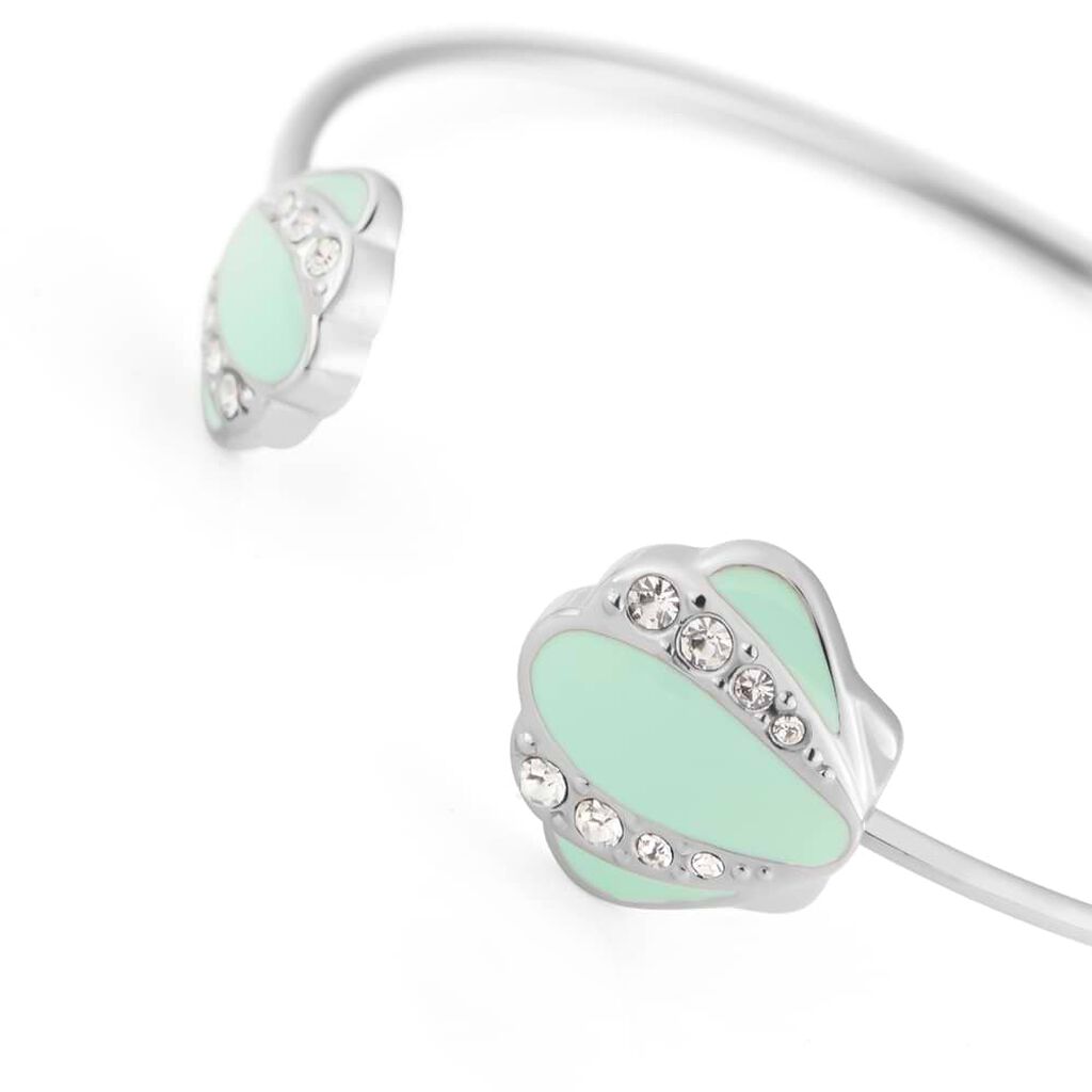 Bangle Lady Sweet Acciaio Conchiglia e Cristalli - Bracciali Donna | Stroili