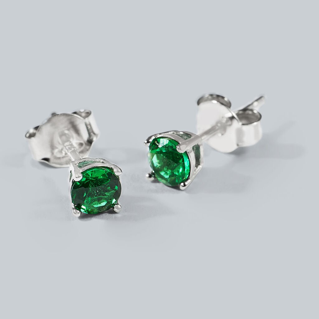 Orecchini Lobo Punto Luce Silver Rainbow Argento Rodiato Cubic Zirconia - Orecchini a Lobo Donna | Stroili