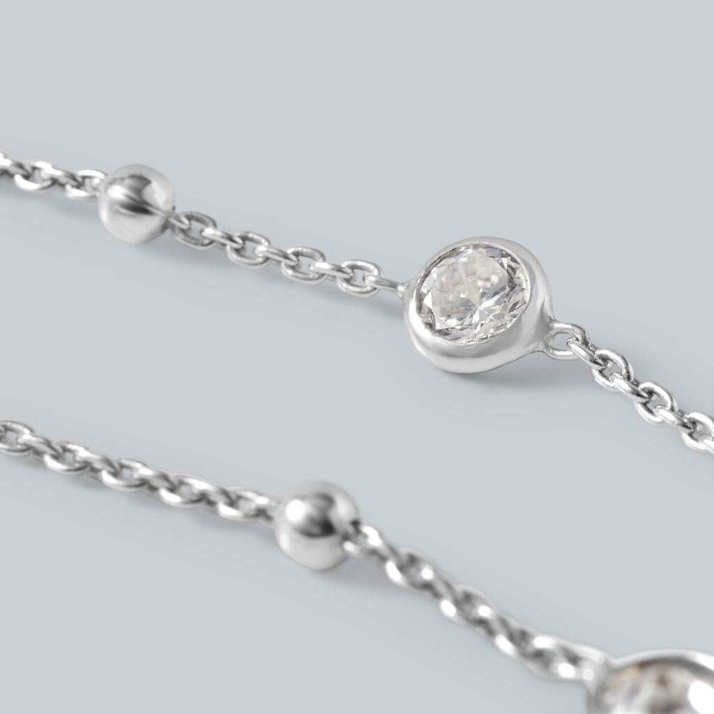 Collana Silver Elegance Argento Rodiato Cubic Zirconia - Collane Donna | Stroili