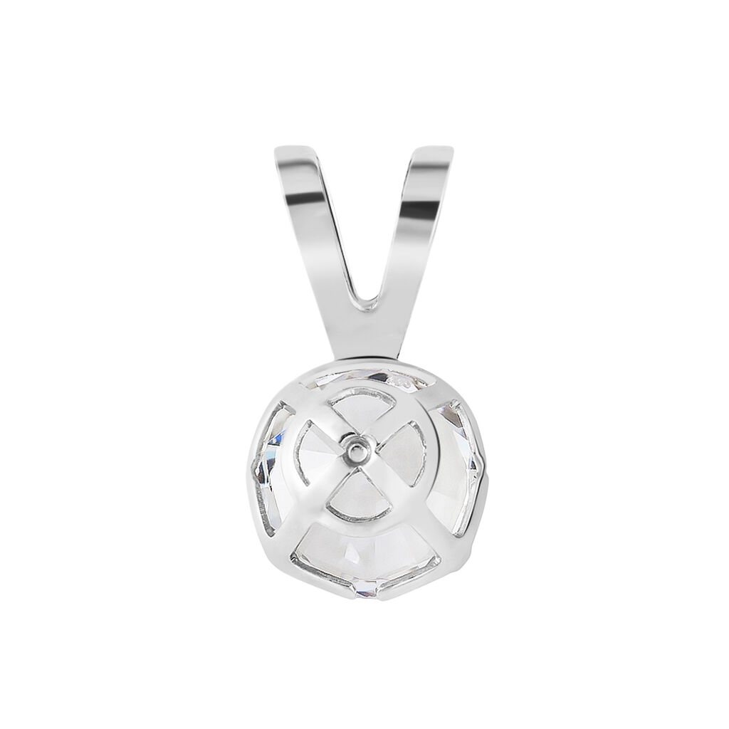 Pendente Punto Luce Poème Oro Bianco Cubic Zirconia - Ciondoli Donna | Stroili