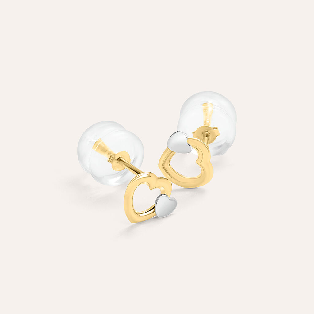 Orecchini Lobo Bon Ton Oro Bicolore - Orecchini a Lobo Donna | Stroili