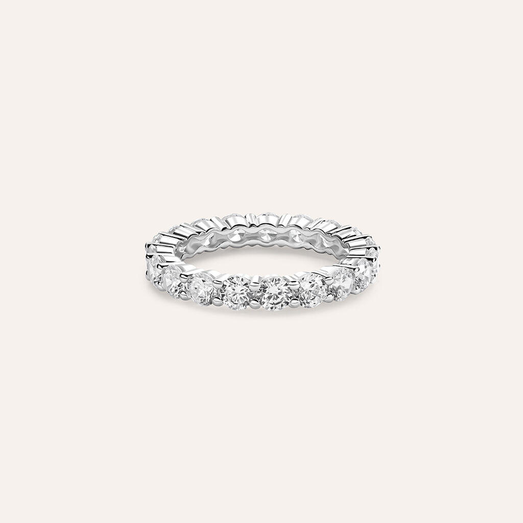 Anello Riviere Claire Oro Bianco Cubic Zirconia - Anelli Riviere Donna | Stroili
