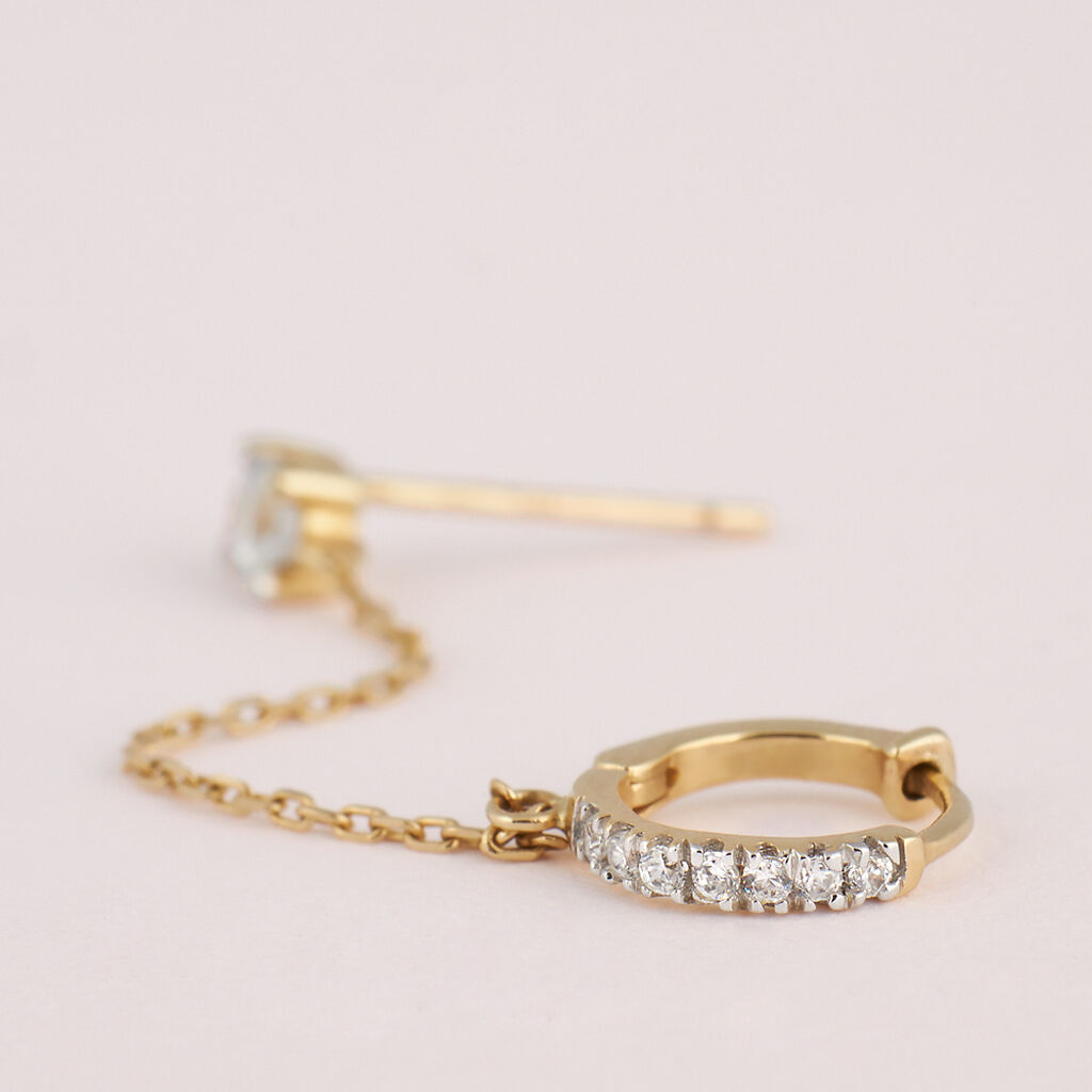 Ear Cuff Bon Ton Oro Giallo Cubic Zirconia - Ear Cuff Donna | Stroili