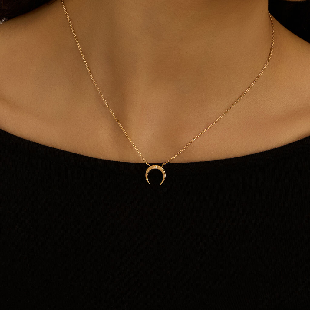 Collana Golden Dream Placcato Oro Giallo Cubic Zirconia