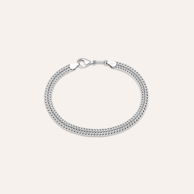 Bracciale Catena Gentleman Argento Rodiato - Gioielli Uomo | Stroili
