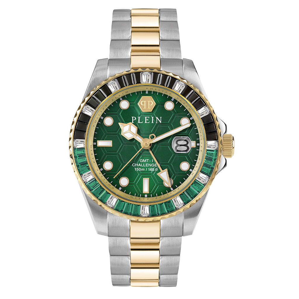 Orologio Al Quarzo Philipp Plein Gmt-i Challenger Baguettes Pwpza0224 - Orologi con Datario Unisex | Stroili