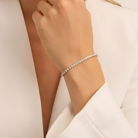 Bracciale Tennis Silver Elegance Argento Rodiato Cubic Zirconia - Bracciali Tennis Donna | Stroili