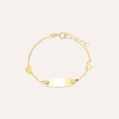 Bracciale Con Targhetta Religious Gold Oro Giallo - Bracciali Love Bambino | Stroili