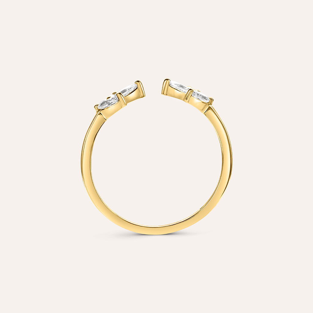 Anello Fantasia Claire Oro Giallo Cubic Zirconia - Anelli con Pietre Donna | Stroili