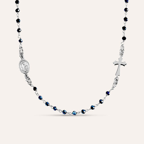 Collana Rosario Silver Soul Argento Rodiato Cristallo - Collane Rosario Donna | Stroili