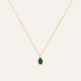 Collana Punto Luce Charlotte Oro Giallo Smeraldo