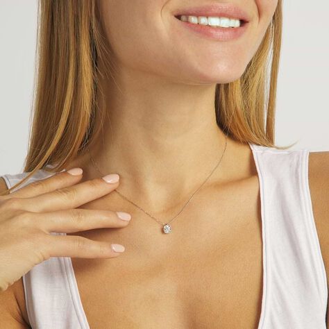 Collana Punto Luce Diamotion Oro Bianco Diamante - Collane Punto Luce Donna | Stroili