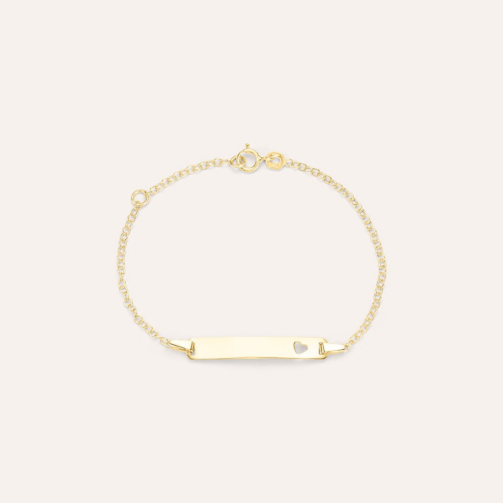 Bracciale Con Targhetta Religious Gold Oro Giallo