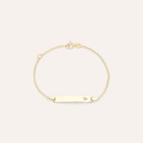Bracciale Con Targhetta Religious Gold Oro Giallo - Bracciali Love Bambino | Stroili