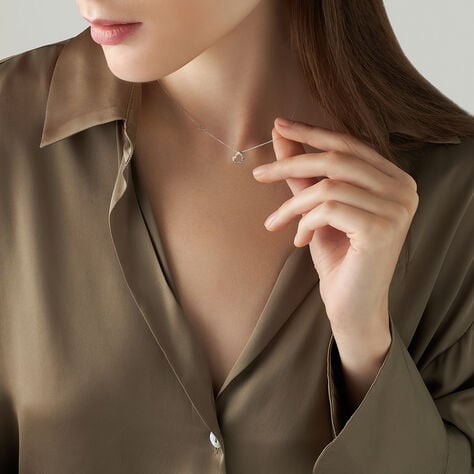 Collana Sophia Oro Bianco Diamante - Collane Donna | Stroili