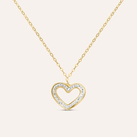 Collana Christelle Oro Giallo Cristallo - Collane Donna | Stroili