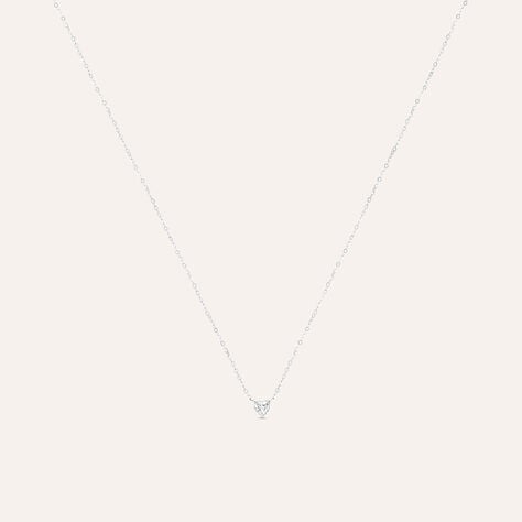 Collana Punto Luce Claire Oro Bianco Cubic Zirconia - Collane Punto Luce Donna | Stroili